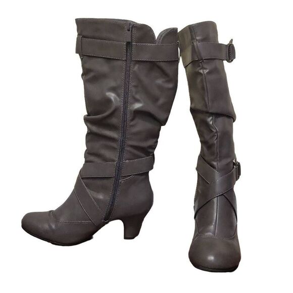 Forever Link Maggie Heeled Knee Boots - Picture 9 of 14